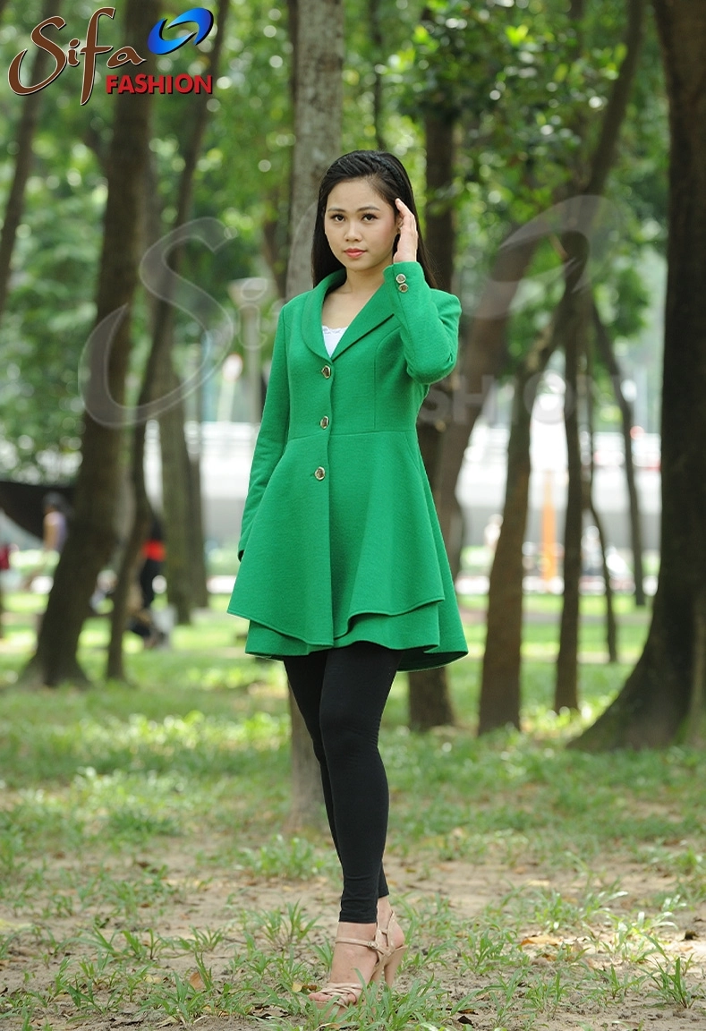 Áo măng tô cổ sam